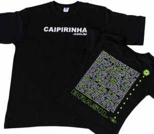Kit nº 08 - Camiseta Caipirinha Preta